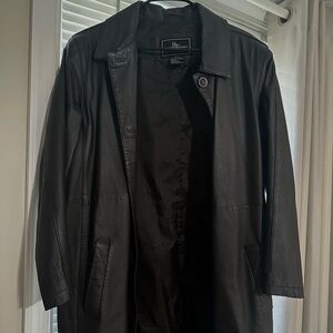 Brandon Thomas Leather Coat